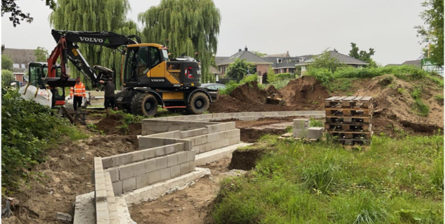 Bouw Paviljoen de Strang van start