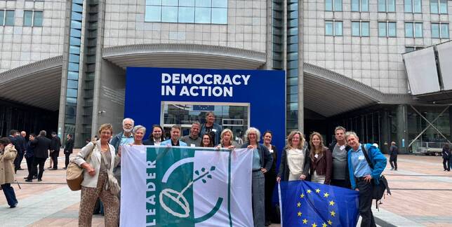 LEADER Achterhoek op werkbezoek in het Europees Parlement